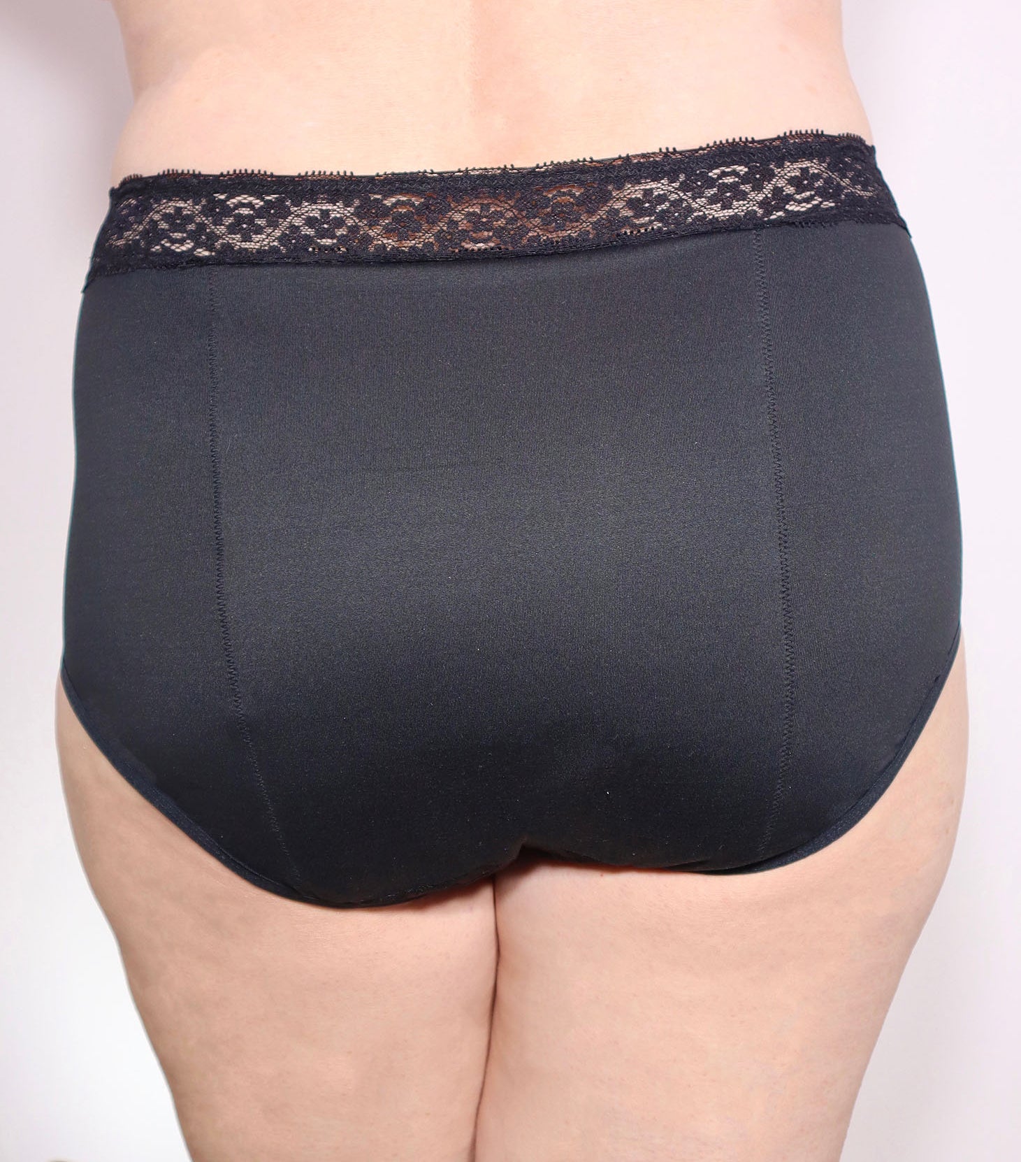 Maxi Panty Lace Brief - Black
