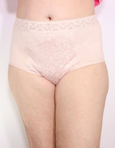 Maxi Panty Lace Brief - Peach